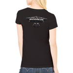 Methusalem Logo Premium Womens V-Neck T-shirt