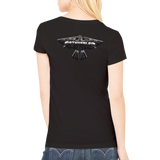 Methusalem Logo Premium Womens V-Neck T-shirt